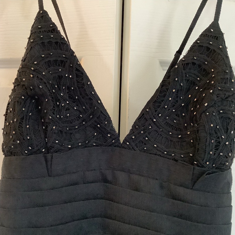 Free People We Go Together Black Embellished Cocktail Mini Dress. Size 4. NWOT - Picture 10 of 15